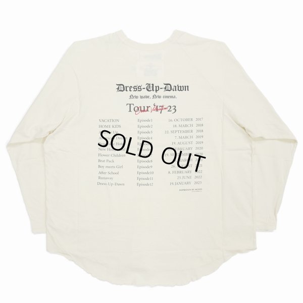 画像2: DAIRIKU/"The Dawn" Big Raglan Tour Tee（White）［ビッグラグランツアーT-23秋冬］