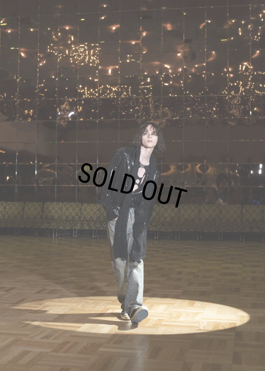 画像2: DAIRIKU/Lace Muffler（Black） 【30%OFF】［レースマフラー-23秋冬］ (2)