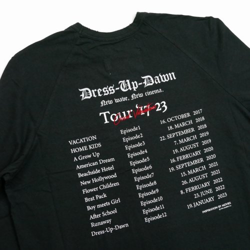 他の写真3: DAIRIKU/"The Dawn" Big Raglan Tour Tee（Black）［ビッグラグランツアーT-23秋冬］