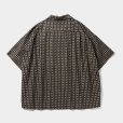 画像2: TIGHTBOOTH/RHOMBUS SHIRT（Black）［オープンカラーシャツ-23夏］ (2)