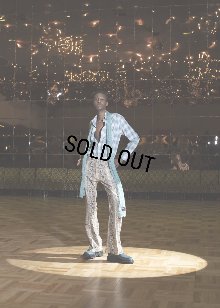 画像3: DAIRIKU/Lace Muffler（Aqua） 【40%OFF】［レースマフラー-23秋冬］ (3)