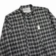 画像3: DAIRIKU/Ribbon Tie Check Shirt（Black）［リボンタイチェックシャツ-23秋冬］