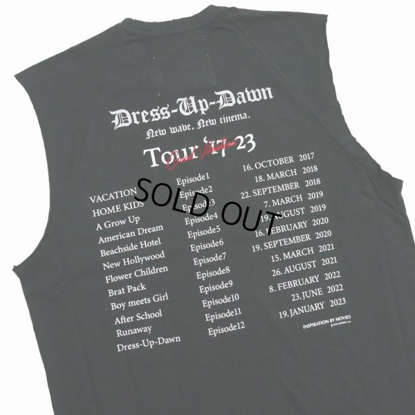 画像4: DAIRIKU/"The Dawn" No-Sleeve Tour Tee（Black） 【30%OFF】［ノースリーブツアーT-23秋冬］