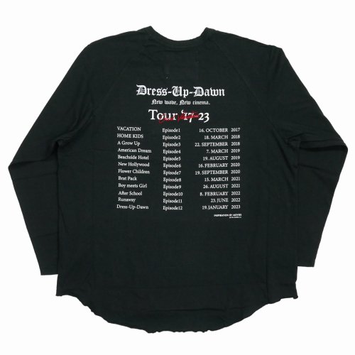 他の写真2: DAIRIKU/"The Dawn" Big Raglan Tour Tee（Black）［ビッグラグランツアーT-23秋冬］