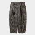 画像1: TIGHTBOOTH/RHOMBUS BALLOON PANTS（Black）［バルーンパンツ-23夏］ (1)