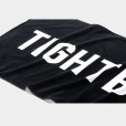 画像2: TIGHTBOOTH/LOGO BEACH TOWEL（Black） 【20%OFF】［ビーチタオル-23夏］ (2)