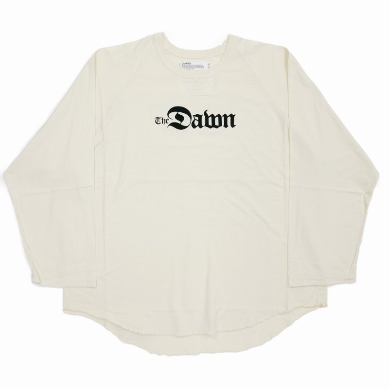 画像1: DAIRIKU/"The Dawn" Big Raglan Tour Tee（White）［ビッグラグランツアーT-23秋冬］