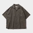 画像1: TIGHTBOOTH/RHOMBUS SHIRT（Black）［オープンカラーシャツ-23夏］ (1)