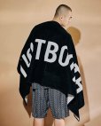 画像5: TIGHTBOOTH/LOGO BEACH TOWEL（Black） 【20%OFF】［ビーチタオル-23夏］ (5)