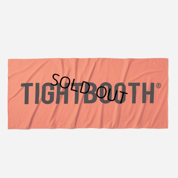 画像1: TIGHTBOOTH/LOGO BEACH TOWEL（Orange）［ビーチタオル-23夏］