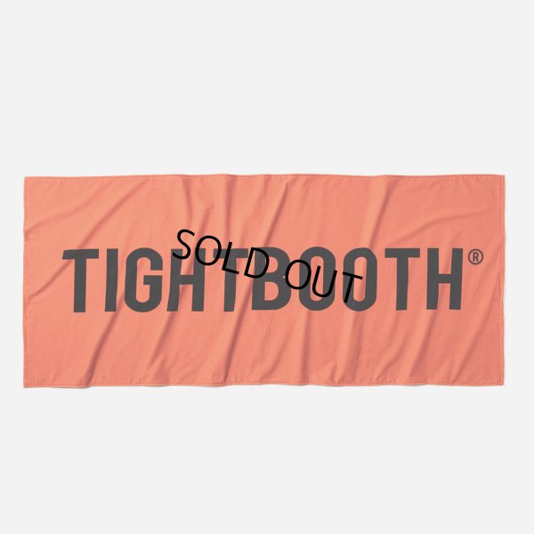 画像1: TIGHTBOOTH/LOGO BEACH TOWEL（Orange）［ビーチタオル-23夏］