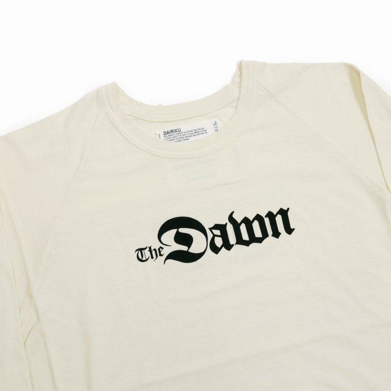 画像3: DAIRIKU/"The Dawn" Big Raglan Tour Tee（White）［ビッグラグランツアーT-23秋冬］
