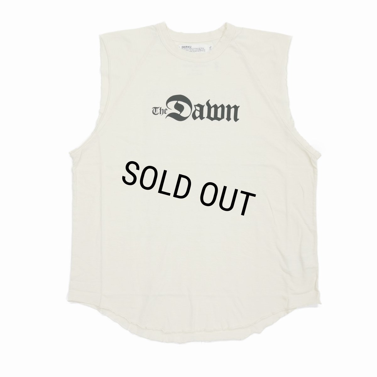 画像1: DAIRIKU/"The Dawn" No-Sleeve Tour Tee（White）［ノースリーブツアーT-23秋冬］ (1)