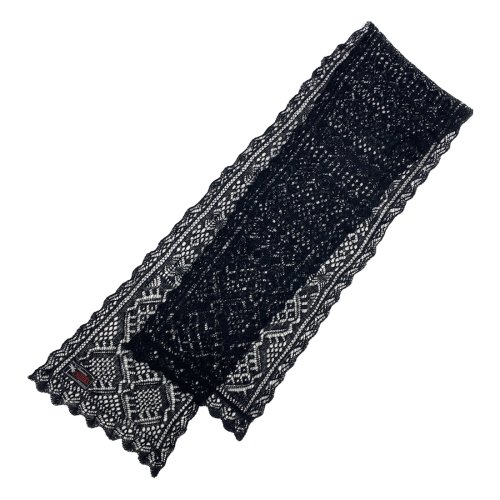 他の写真1: DAIRIKU/Lace Muffler（Black） 【30%OFF】［レースマフラー-23秋冬］