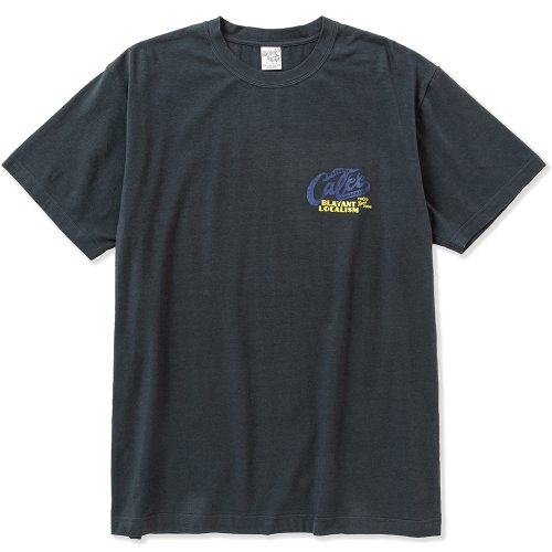 他の写真1: CALEE/Stretch CALEE logo t-shirt -Naturally paint design-（Charcoal）［プリントT-23春夏］