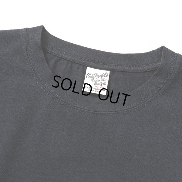 画像2: CALEE/Stretch CALEE logo t-shirt -Naturally paint design-（Black） 【60%OFF】［プリントT-23春夏］