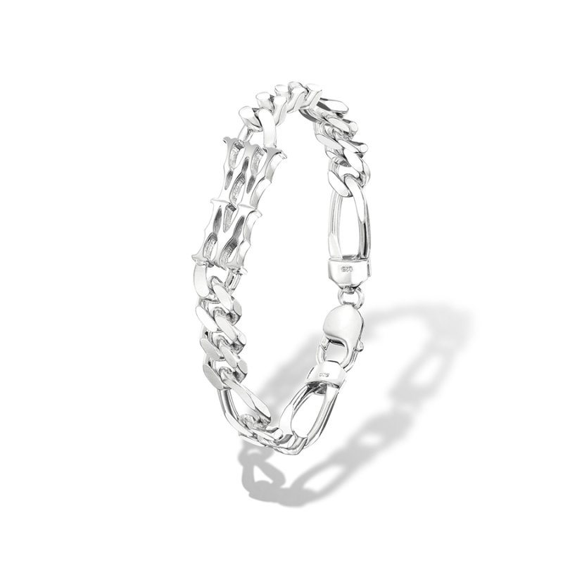 画像1: WACKO MARIA/CAREERING / GUILTY PARTIES 07（SILVER）［ブレスレット-23秋冬］