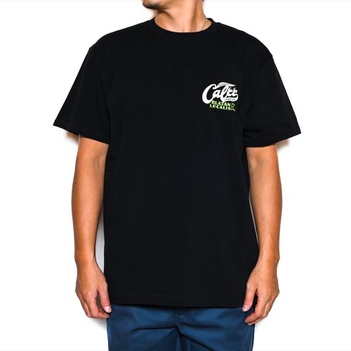 他の写真3: CALEE/Stretch CALEE logo t-shirt -Naturally paint design-（Black） 【60%OFF】［プリントT-23春夏］
