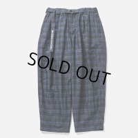 TIGHTBOOTH/FURROW BALLOON PANTS（Blue Plaid）［ファロウバルーンパンツ-23夏］