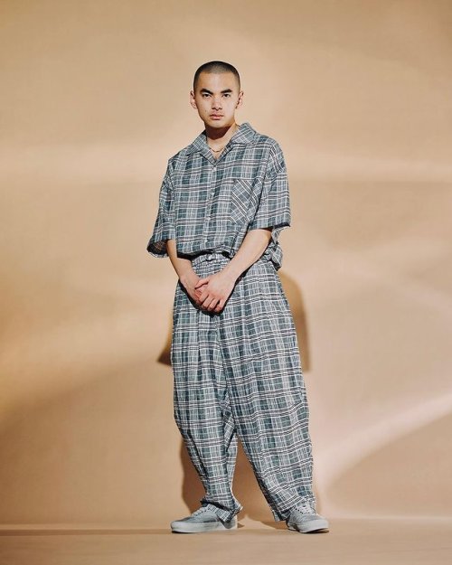 他の写真3: TIGHTBOOTH/FURROW BALLOON PANTS（White Plaid） 【30%OFF】［ファロウバルーンパンツ-23夏］