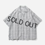 TIGHTBOOTH/FURROW SHIRT（White Plaid） 【40%OFF】［ファロウシャツ-23夏］