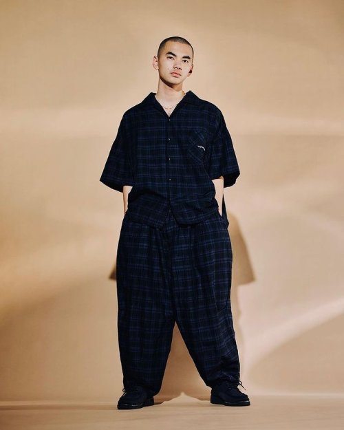 他の写真3: TIGHTBOOTH/FURROW BALLOON PANTS（Blue Plaid）［ファロウバルーンパンツ-23夏］