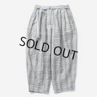 TIGHTBOOTH/FURROW BALLOON PANTS（White Plaid） 【30%OFF】［ファロウバルーンパンツ-23夏］