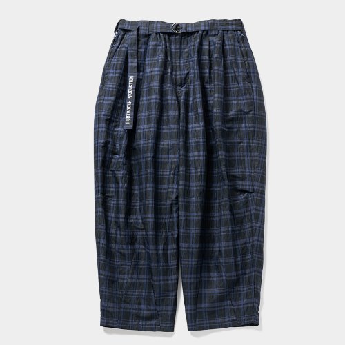 他の写真1: TIGHTBOOTH/FURROW BALLOON PANTS（Blue Plaid）［ファロウバルーンパンツ-23夏］