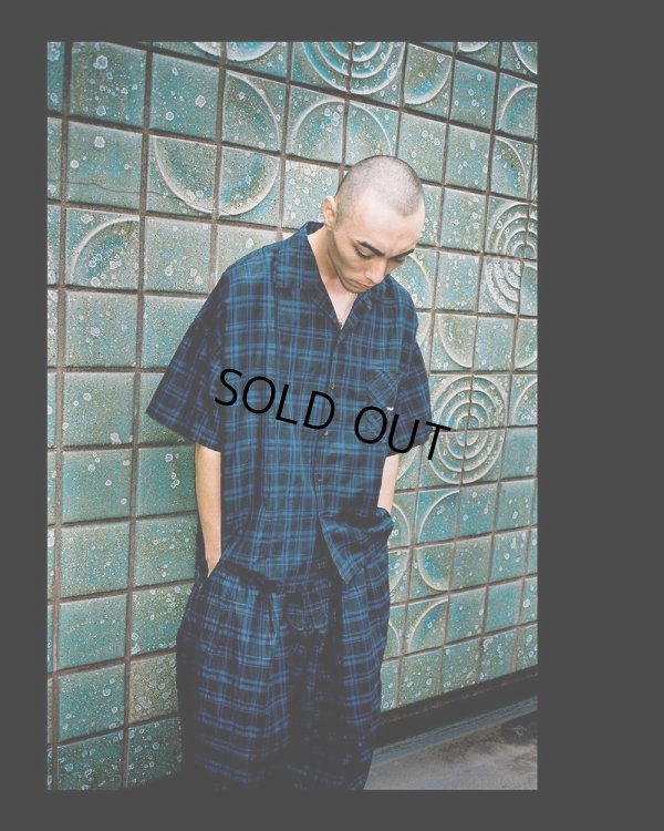 画像4: TIGHTBOOTH/FURROW BALLOON PANTS（Blue Plaid）［ファロウバルーンパンツ-23夏］