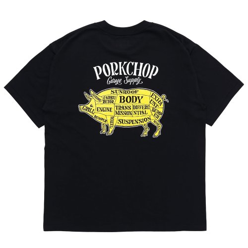 他の写真2: PORKCHOP/PORK BACK TEE（BLACK）［プリントT-23春夏］