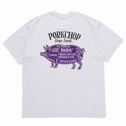 他の写真2: PORKCHOP/PORK BACK TEE（GRAY）［プリントT-23春夏］