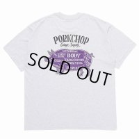 PORKCHOP/PORK BACK TEE（GRAY）［プリントT-23春夏］