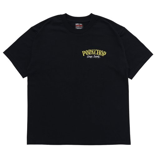 他の写真1: PORKCHOP/PORK BACK TEE（BLACK）［プリントT-23春夏］