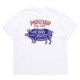 画像1: PORKCHOP/PORK BACK TEE（WHITE）［プリントT-23春夏］ (1)