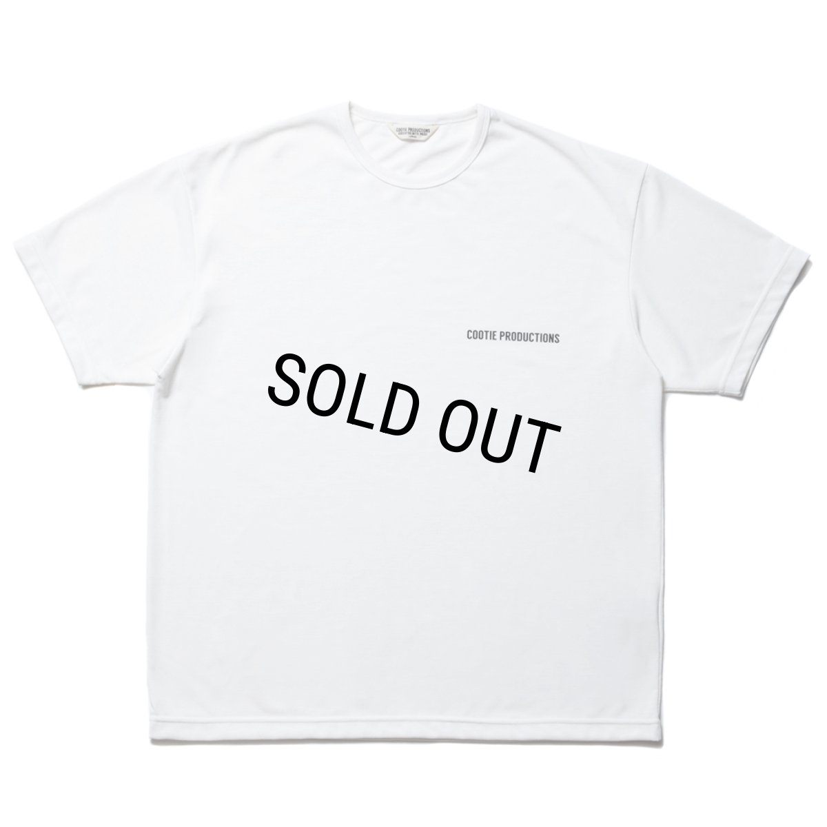 画像1: COOTIE PRODUCTIONS/Dry Tech Jersey Relax Fit S/S Tee（Off White）［ドライテックリラックスフィットT-23秋冬］ (1)