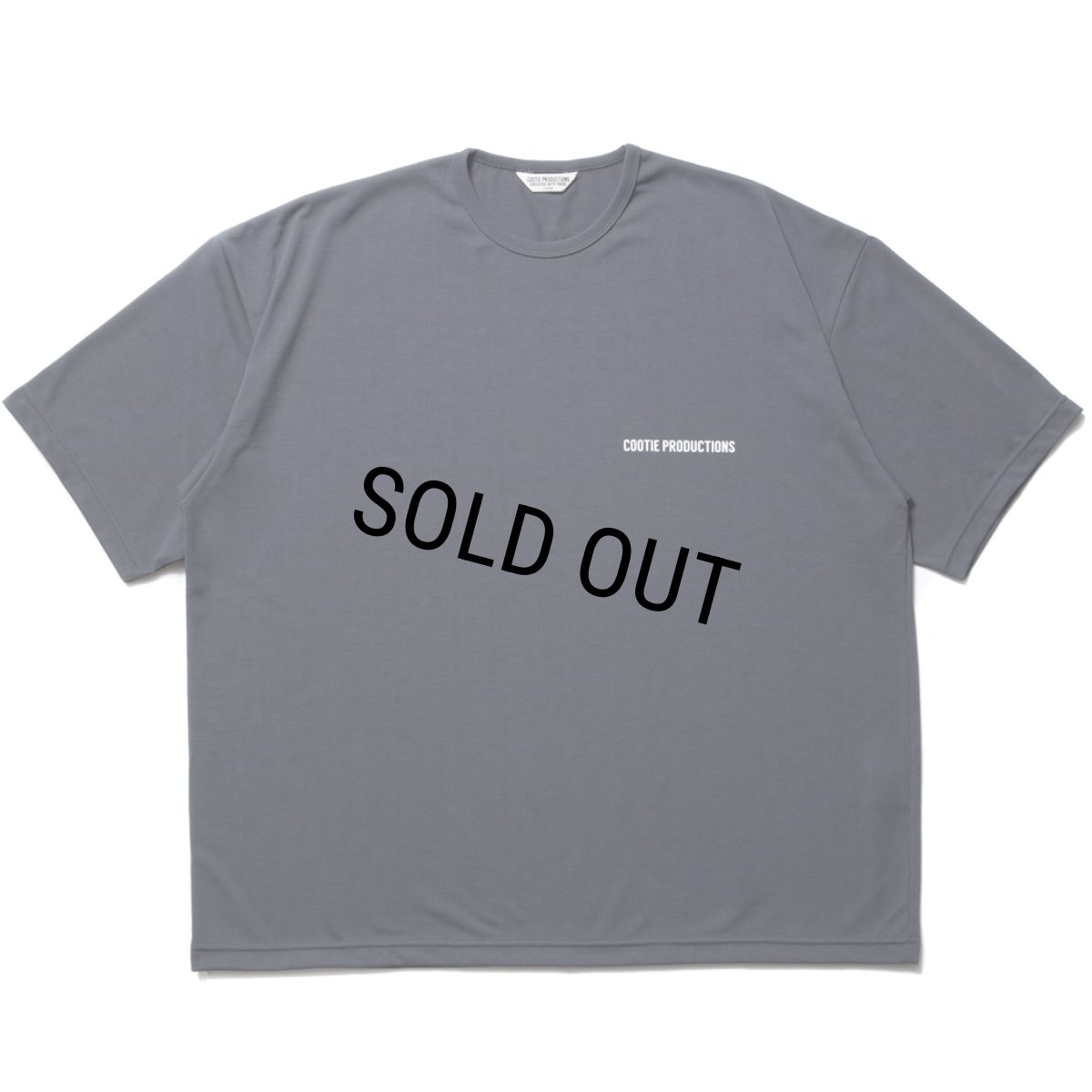 画像1: COOTIE PRODUCTIONS/Dry Tech Jersey Oversized S/S Tee（Gray）［ドライテックオーバーサイズT-23秋冬］ (1)