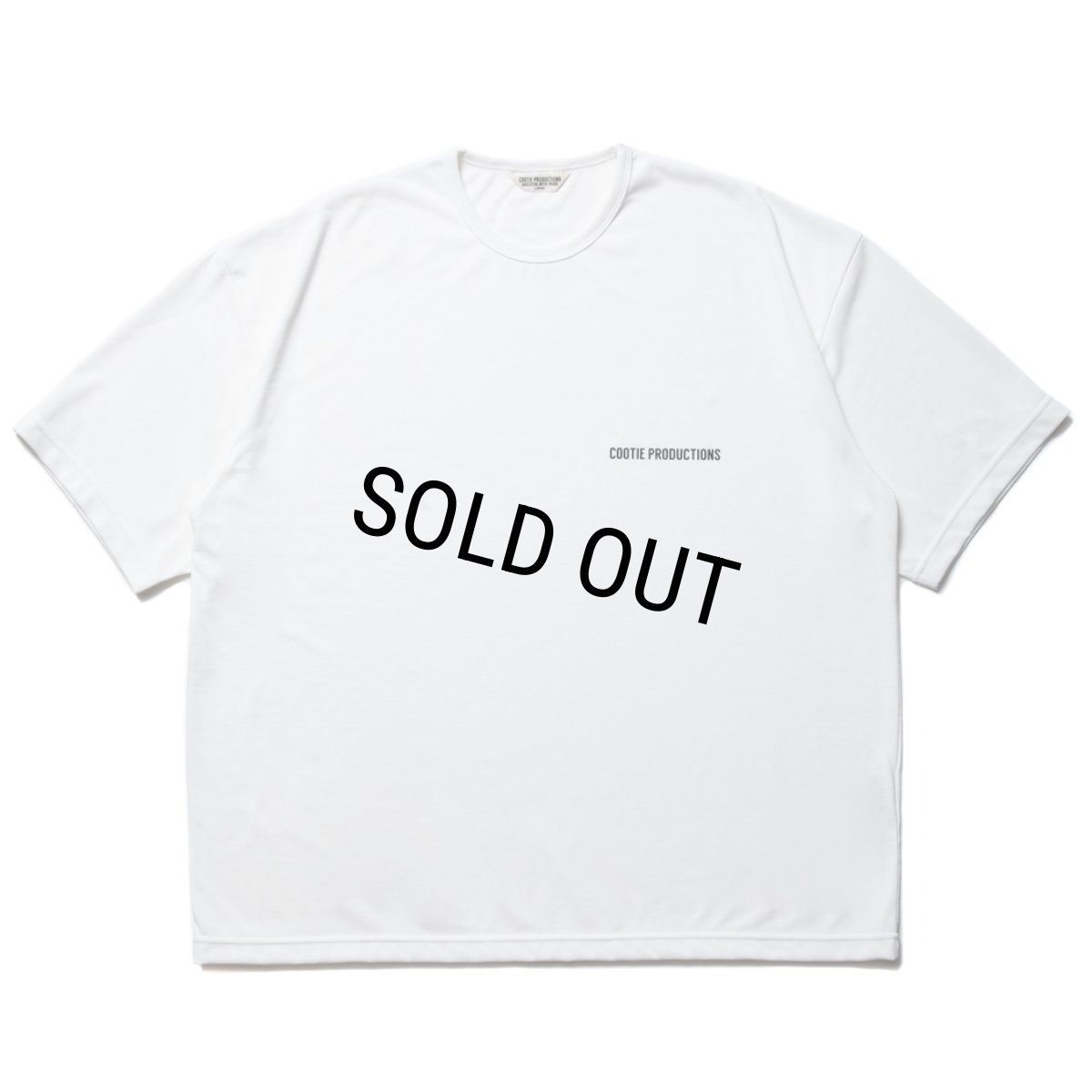 画像1: COOTIE PRODUCTIONS/Dry Tech Jersey Oversized S/S Tee（Off White）［ドライテックオーバーサイズT-23秋冬］ (1)