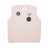 DAIRIKU/Lame Knit Vest（Pink） 【30%OFF】［ラメニットベスト-23秋冬］