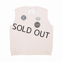 【40%OFF】DAIRIKU/Lame Knit Vest（Pink）［ラメニットベスト-23秋冬］