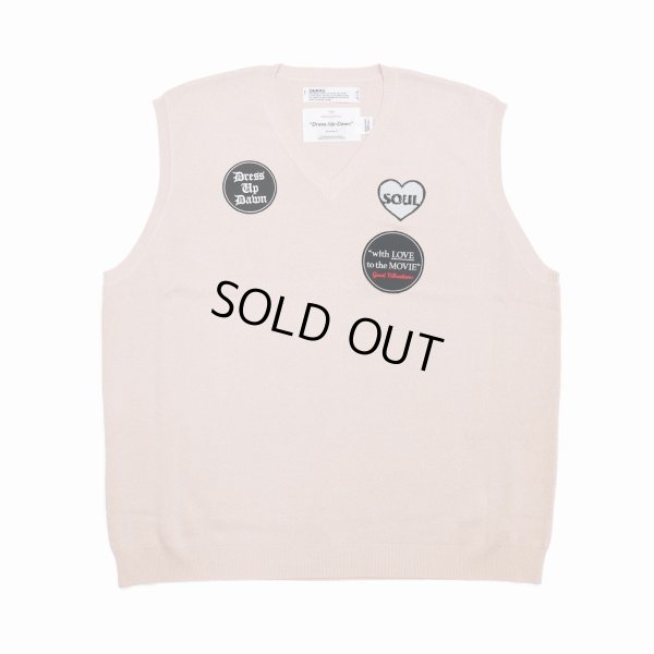 画像1: 【40%OFF】DAIRIKU/Lame Knit Vest（Pink）［ラメニットベスト-23秋冬］