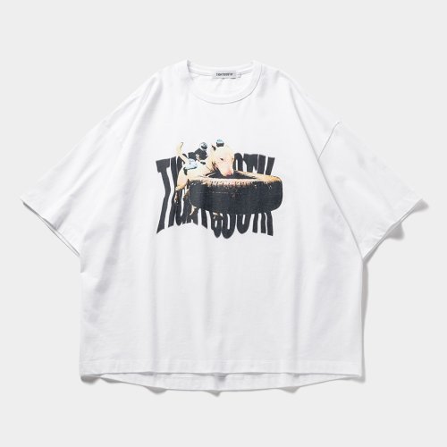 他の写真1: TIGHTBOOTH/BITE IT T-SHIRT（White） 【30%OFF】［プリントT-23夏］