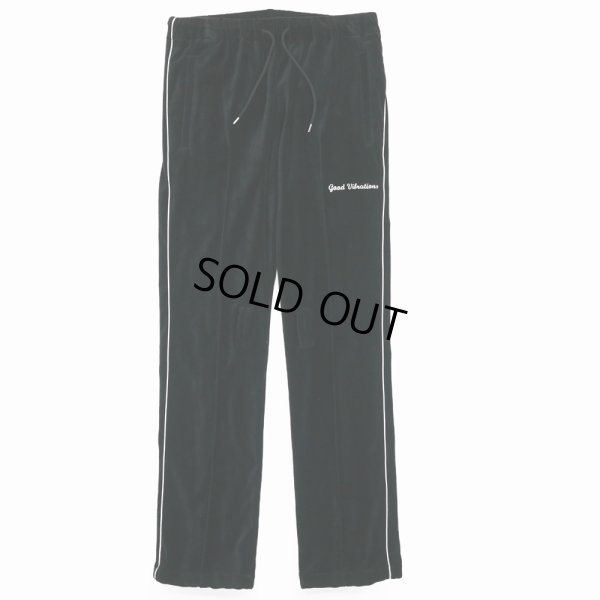 画像1: DAIRIKU/Velour Track Pants（Black） 【30%OFF】［ベロアトラックパンツ-23秋冬］