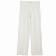 画像2: DAIRIKU/"Straight" Pressed Pants（White） 【30%OFF】［"ストレート"スタプレパンツ-23秋冬］ (2)