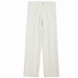 画像2: DAIRIKU/"Straight" Pressed Pants（White） 【30%OFF】［"ストレート"スタプレパンツ-23秋冬］ (2)