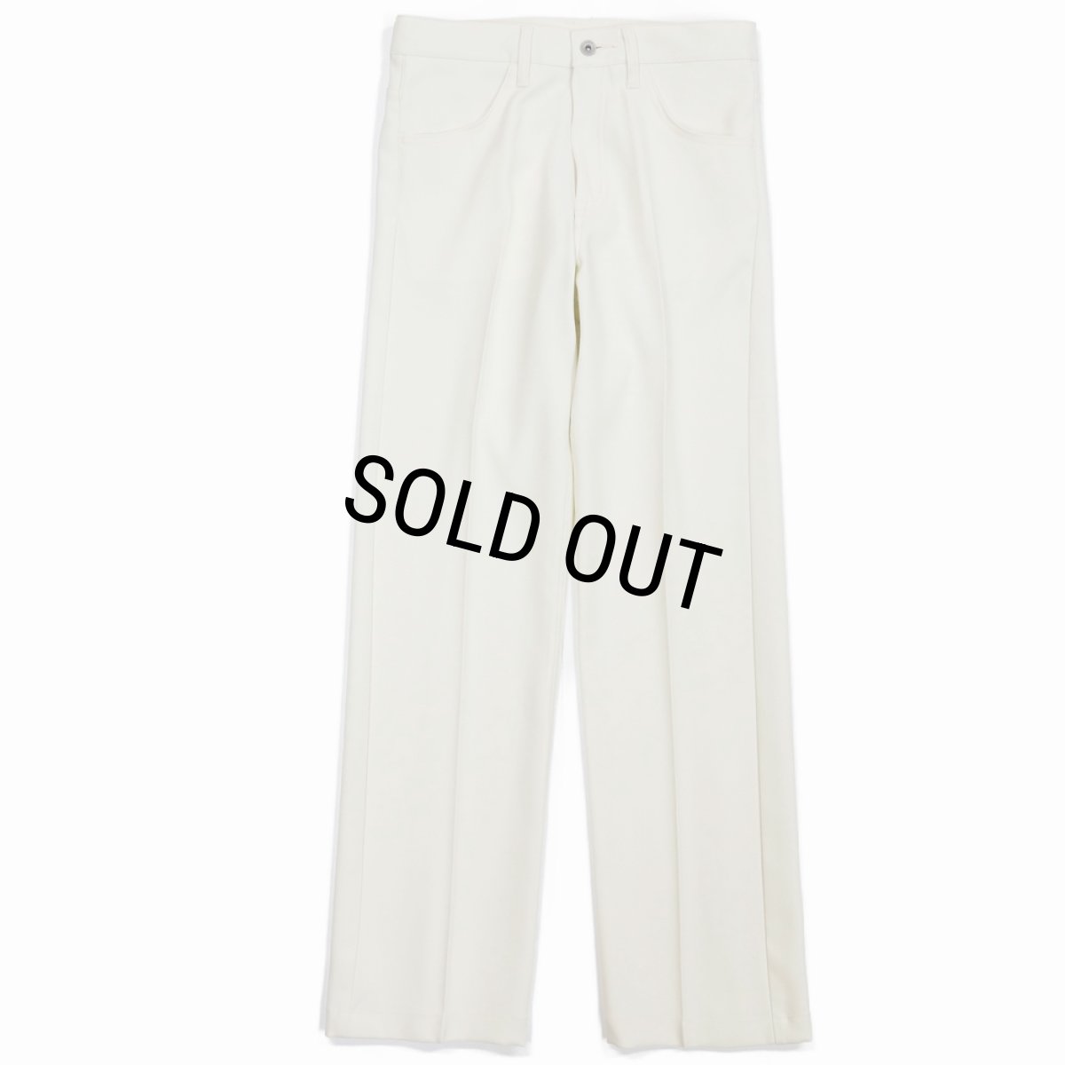 画像2: DAIRIKU/"Straight" Pressed Pants（White） 【30%OFF】［"ストレート"スタプレパンツ-23秋冬］ (2)