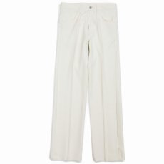 画像2: DAIRIKU/"Straight" Pressed Pants（White） 【30%OFF】［"ストレート"スタプレパンツ-23秋冬］ (2)