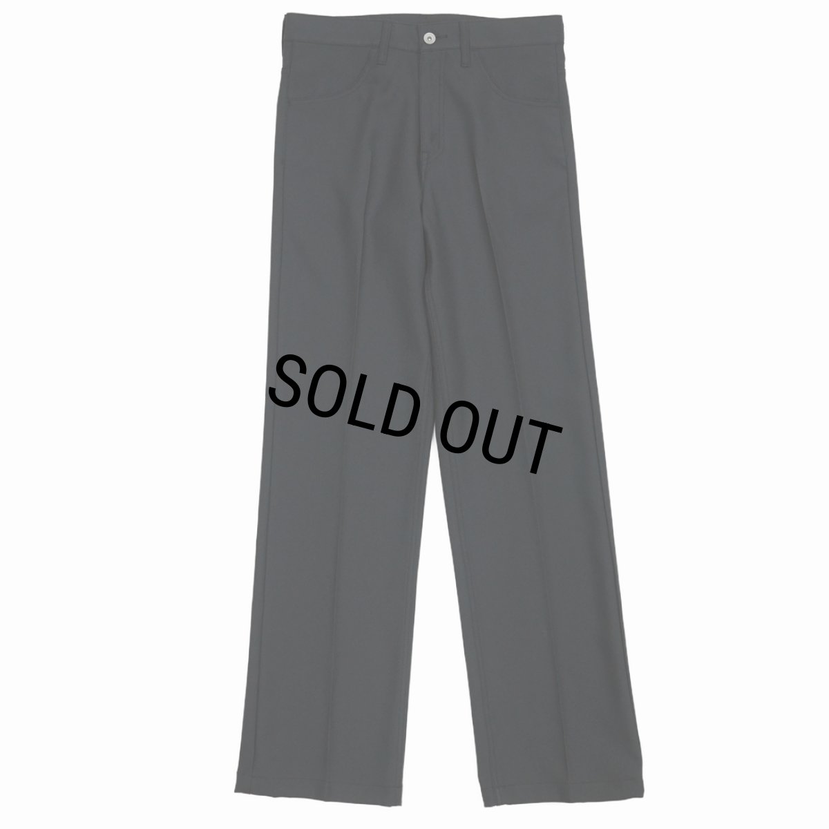 画像2: DAIRIKU/"Straight" Pressed Pants（Black）［"ストレート"スタプレパンツ-23秋冬］ (2)