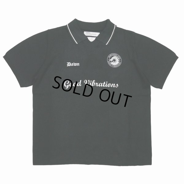 画像1: DAIRIKU/Lame Soccer Uniform Knit Pullover（Black）［ラメサッカーユニフォームニット-23秋冬］