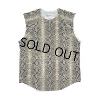 【40%OFF】DAIRIKU/"Python" No-Sleeve Tour Tee（Python）［ノースリーブツアーT-23秋冬］
