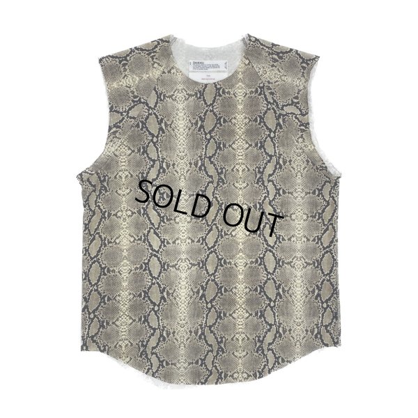 画像1: 【40%OFF】DAIRIKU/"Python" No-Sleeve Tour Tee（Python）［ノースリーブツアーT-23秋冬］